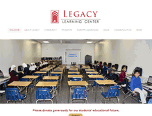 Tablet Screenshot of legacylearningcenter.org